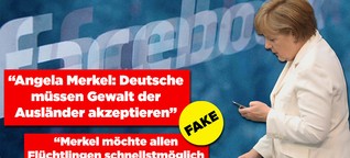 7 der 10 erfolgreichsten Artikel über Angela Merkel auf Facebook sind Fake News