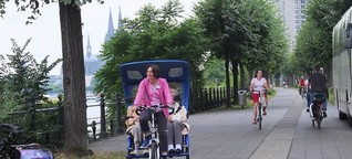Rikschas am Rhein: Frische Luft weckt Sinne und Erinnerungen bei Senioren