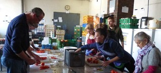 50 Kilo Reis als Beilage: Besuch in der Flüchtlingsküche