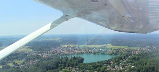 Waldbrandgefahr: Luftrettungsstaffel beobachtet Oberbayern