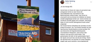 Klare Kante gegen AfD-Werbung