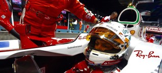 Wenn Vettel im Formel-1-Cockpit "abkocht"
