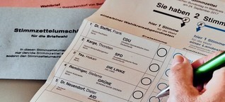 Karte zur Bundestagwahl: Wählen in Osnabrück vor dem 24.9.2017