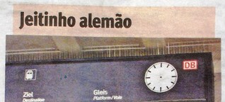 Warum eine Uhr im Tübinger Hauptbahnhof Schlagzeilen in Brasilien machte und das wieder hier ein Thema war