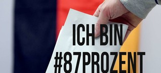 Twitter-Aktion gegen die AfD: „Ich bin #87Prozent"