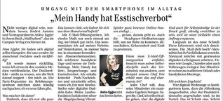 "Mein Handy hat Esstischverbot"