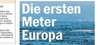 Die ersten Meter Europa