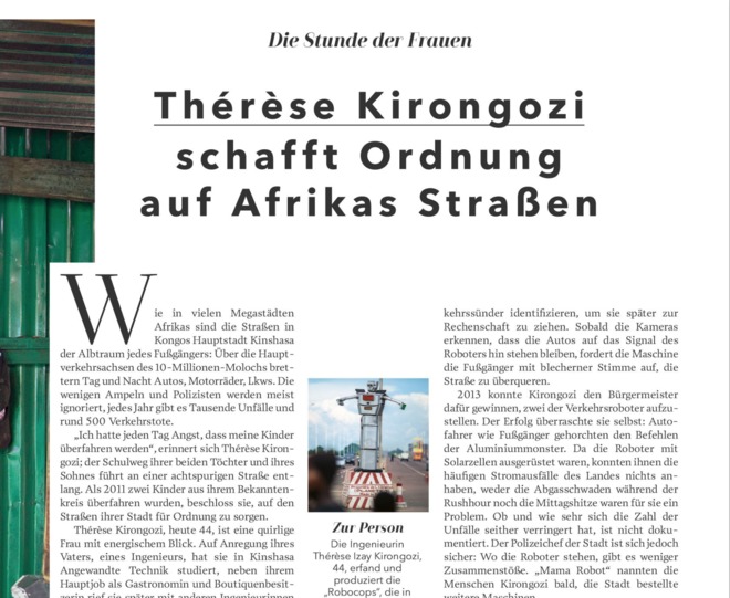 Thérèse Kirongozi schafft Ordnung auf Afrikas Straßen