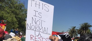 Proteste gegen Trump - Kalifornien will eine Vorreiterrolle übernehmen