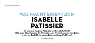 Was macht eigentlich... Isabelle Patissier?