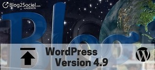 WordPress-Update - Blog2Social is ready for WordPress 4.9