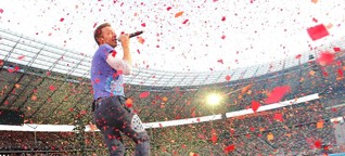 Konfetti und Politik bei Coldplay im Olympiastadion