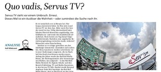 Quo vadis, Servus TV?