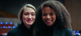 Wie sich zwei junge Frauen bei der UN in New York für Frauenrechte einsetzen