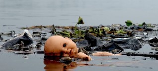 Traumstrand in Brasilien? Hier in Rio de Janeiro schwimmt nur Plastikmüll!
