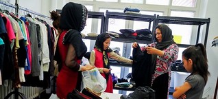 Amerikanische Studenten bei Berliner Flüchtlingshilfe