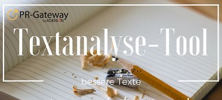 Prüfen Sie jetzt Ihre Texte mit dem kostenlosen Textanalyse Tool