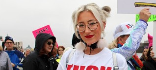 Wir haben wütende Trump-Gegner beim Women's March in Washington getroffen