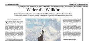 Wider die Willkür | Süddeutsche Zeitung