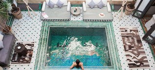 Warum ganz Instagram auf diesen Pool in Marokko abfährt | Urlaubsheld