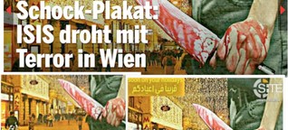 Wie "der IS" Wien mit Stockphotos und Google-Bildern droht