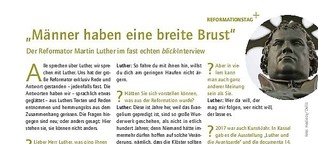 Luther: "Männer haben eine breite Brust"