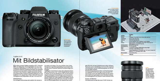 Neu: Fujifilm X-H1 mit Bildstabilisator (IBIS)