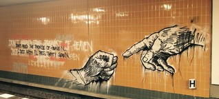 Streetart in Berlin: Dreist kommt durch