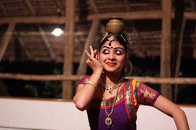 Traditional Dancer, Kerala, India