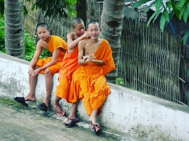 Young Buddhist Monks, Luang Prabang, Laos