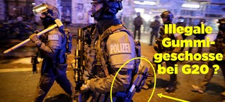 Dieses Dokument zeigt, dass die Polizei bei G20 Gummigeschosse benutzt hat