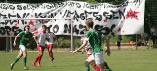 Der Rote Stern Leipzig gewinnt Heimspiel mit 1:0 gegen den SV Naunhof