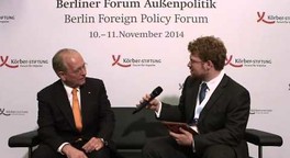 Interview mit Wolfgang Ischinger, Berliner Forum Außenpolitik 2014
