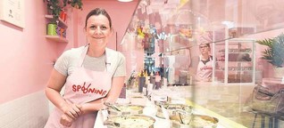 Laden in Prenzlberg verkauft Keksteig in Bechern