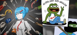 Mit diesen Memes wollen AfD-Trolle die Bundestagswahl beeinflussen und in den "Meme-Krieg" ziehen