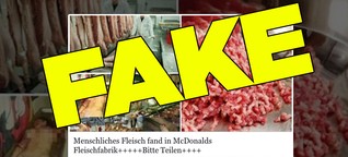 Diese News über Menschenfleisch bei McDonalds geht gerade ab, aber sie ist 100% fake
