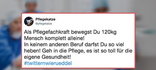 Ein CDU-Politiker forderte, dass Pfleger/innen ihren Job loben. Stattdessen twittern sie bittere Wahrheiten