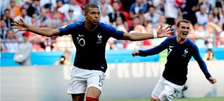 Fussball-WM 2018: Frankreich haut Argentinien raus, Doppelpack von Mbappé