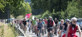 Radler lassen nicht locker: Demo für den Radschnellweg zwischen Mannheim und Heidelberg