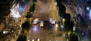 WM 2018: Polizei räumt WM-Party ​auf Champs-Élysées in Paris