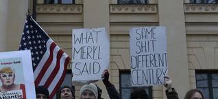 München demonstriert gegen Trump
