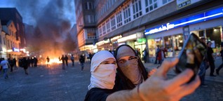 Schaulustige bei G20-Krawallen: Gewalt gucken, wie geil!