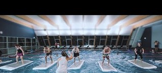 FloatFit Wien: HIIT-Training auf schwimmenden Boards