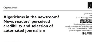 Wissenschaftliche Studie: Algorithms in the newsroom? 