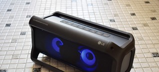 Disco in der Box: Der Bluetooth-Lautsprecher LG XBoom Go PK7 im Test - Netzpiloten.de