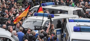 Chemnitz: "Die Polizei ist heute deutlich massiver vor Ort" - SPIEGEL ONLINE - Video