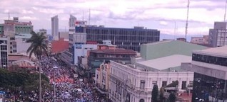 Gewerkschaften im öffentlichen Dienst von Costa Rica in Generalstreik