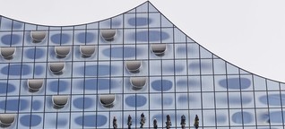 Elbphilharmonie - einmal Fensterputzen kostet 52.000 Euro