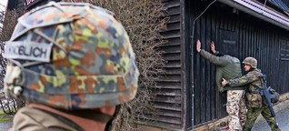 Reservisten üben den Einsatz: Für kurze Zeit liegt Waldenbuch in einer Krisenregion