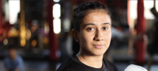 In Pakistan's emerging MMA scene, a woman among men rises